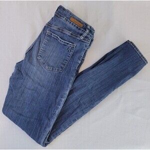 Articles of Society Womens 27 Mya Skinny Abbey Denim Jeans Light Wash